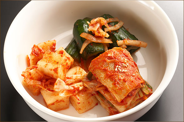 Homemade Kimchi Platter
