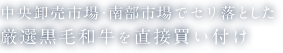 中央卸売市場・